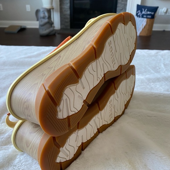 Sorel Women’s Wedge Joanie III Slingback in Desert Sun Orange Sandals 10.5 - Picture 10 of 11